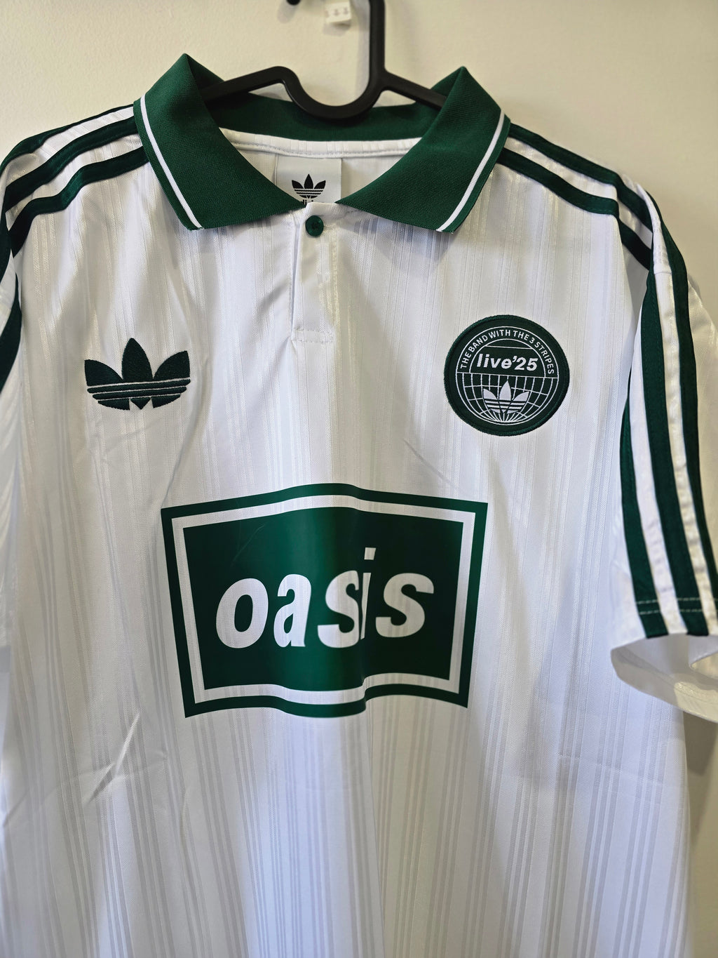 Oasis x Adidas white and green