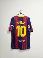 Authentic Barcelona Home Shirt 2020/21 #10 Messi Size: Large Condition:(9.5/10)