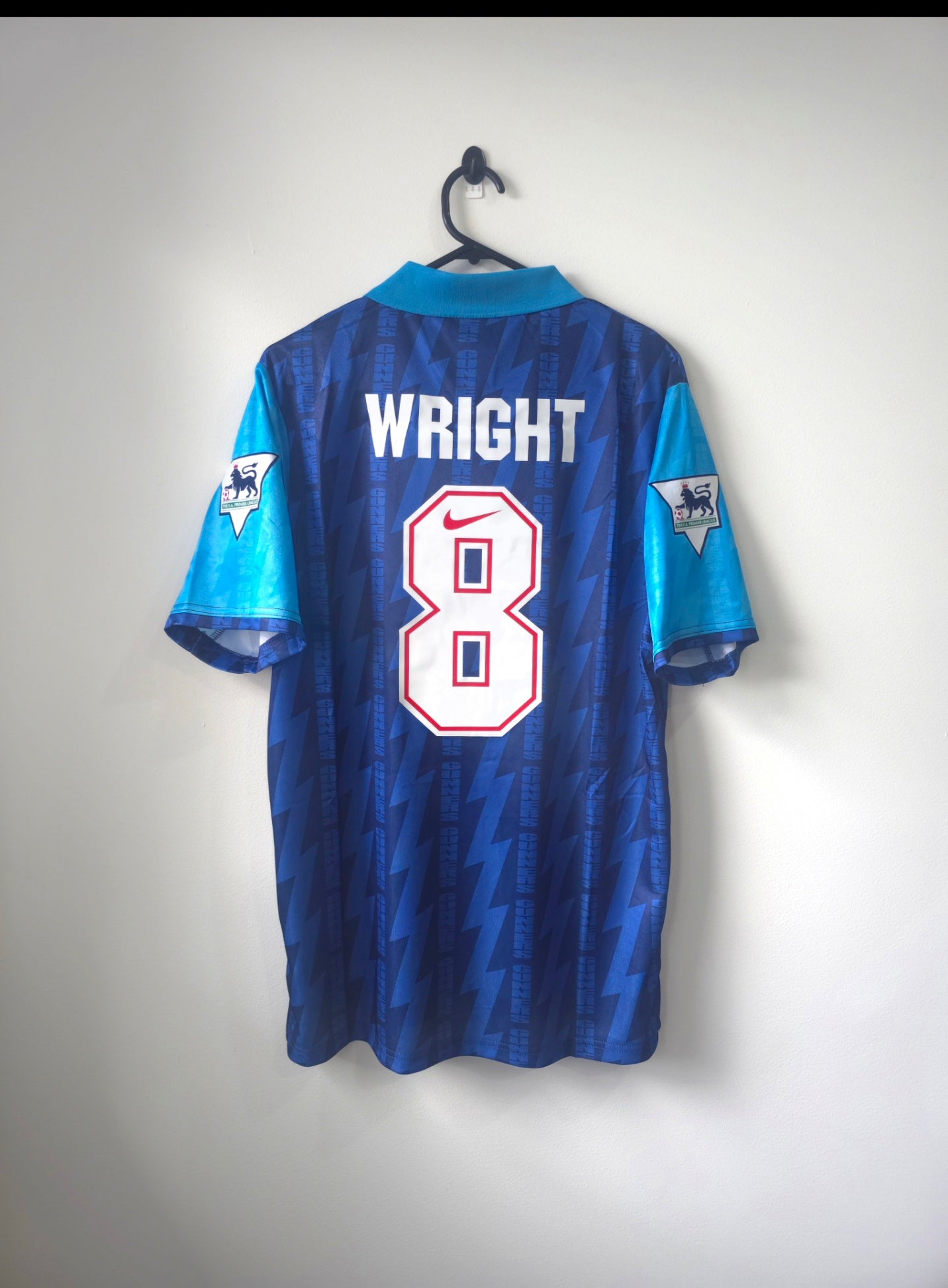 Arsenal 1994/96 Away Retro jersey #8 Wright