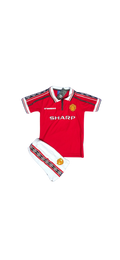 Manchester United 1998 Home Kids Set #7 David Beckham