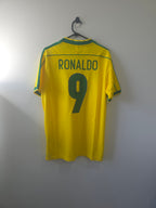 Brazil Home 1998/99 #9 Ronaldo Nazario