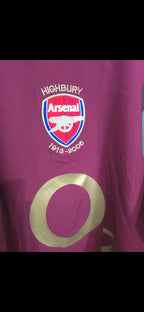 Arsenal 2005/06 Highbury Home jersey #14 Henry L/S