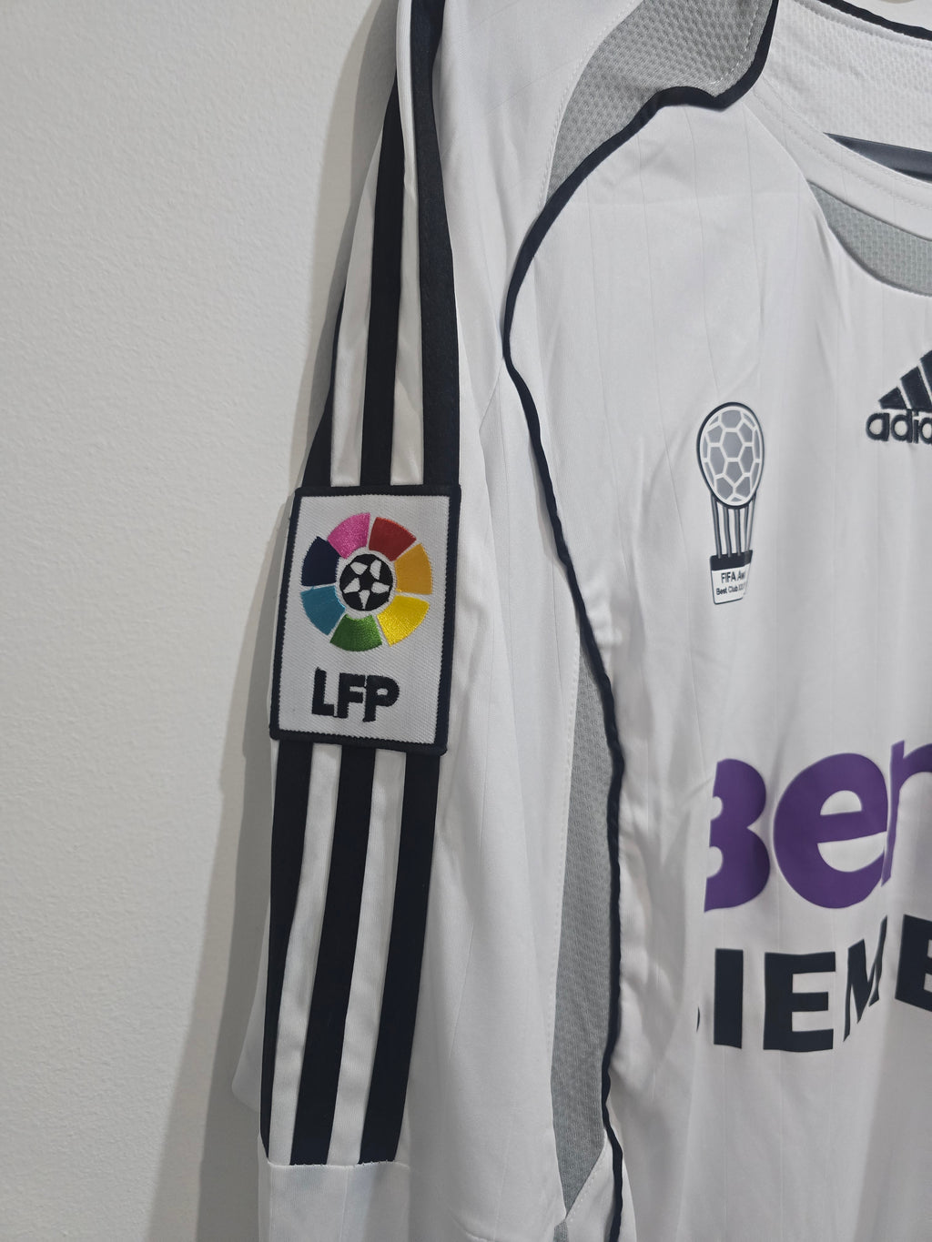 Real Madrid 2006/07 home jersey #23 Beckham L/S