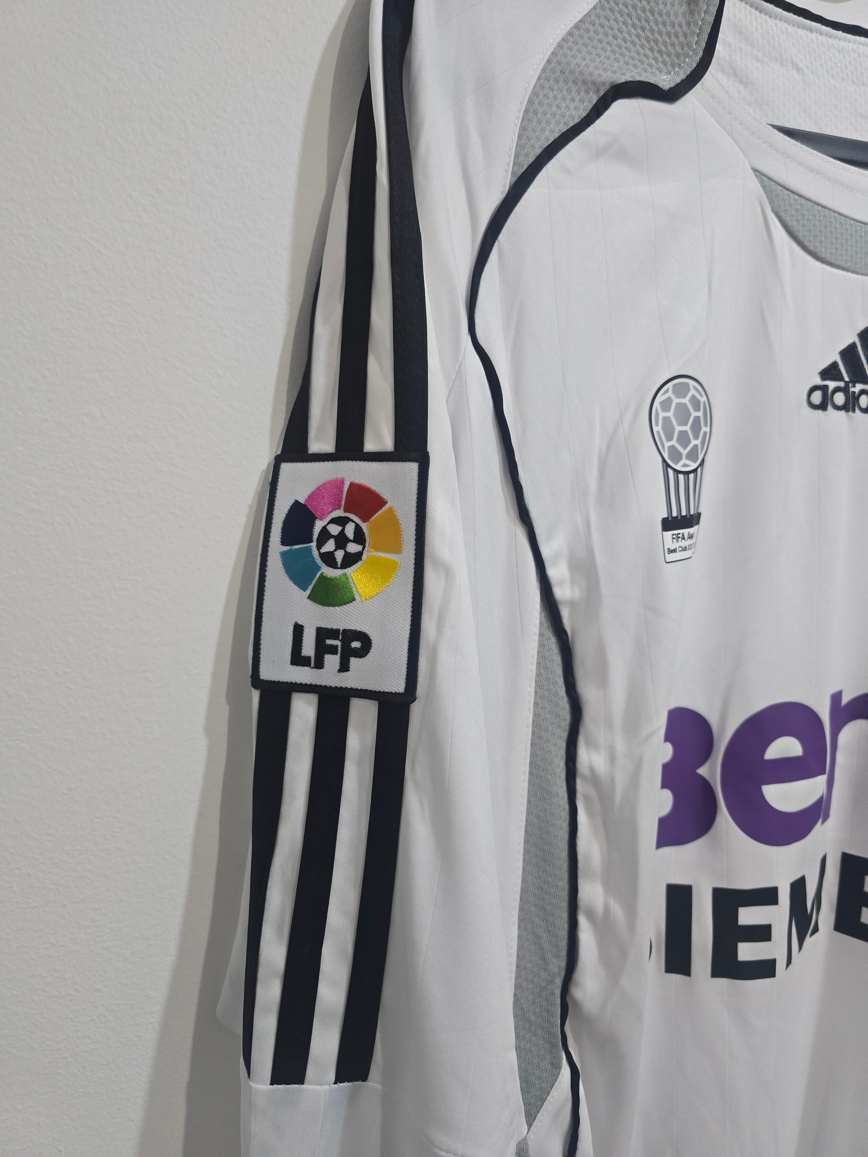 Real Madrid 2006/07 home jersey #23 Beckham L/S