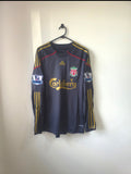 Liverpool 2009/10 Away Retro jersey L/S #8 Gerrard