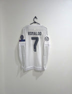 Real Madrid Home 2015/16 jersey #7 Cristiano Ronaldo L/S