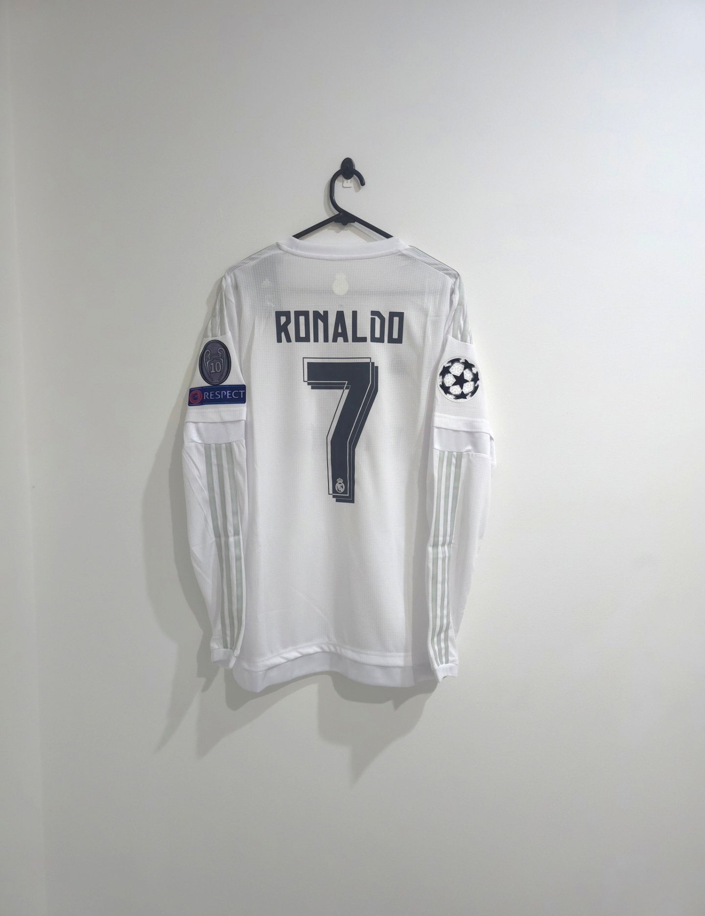 Real Madrid Home 2015/16 jersey #7 Cristiano Ronaldo L/S