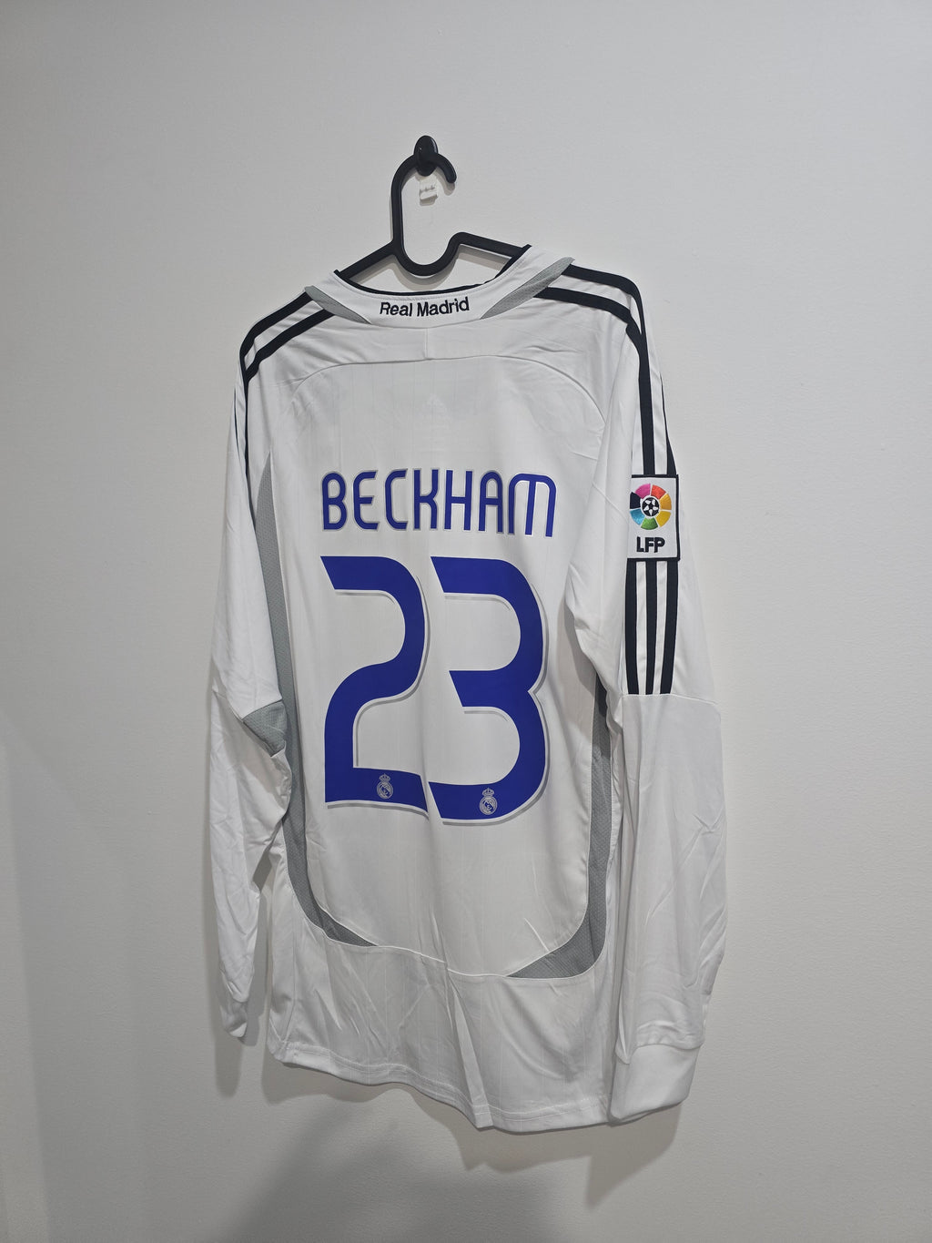 Real Madrid 2006/07 home jersey #23 Beckham L/S