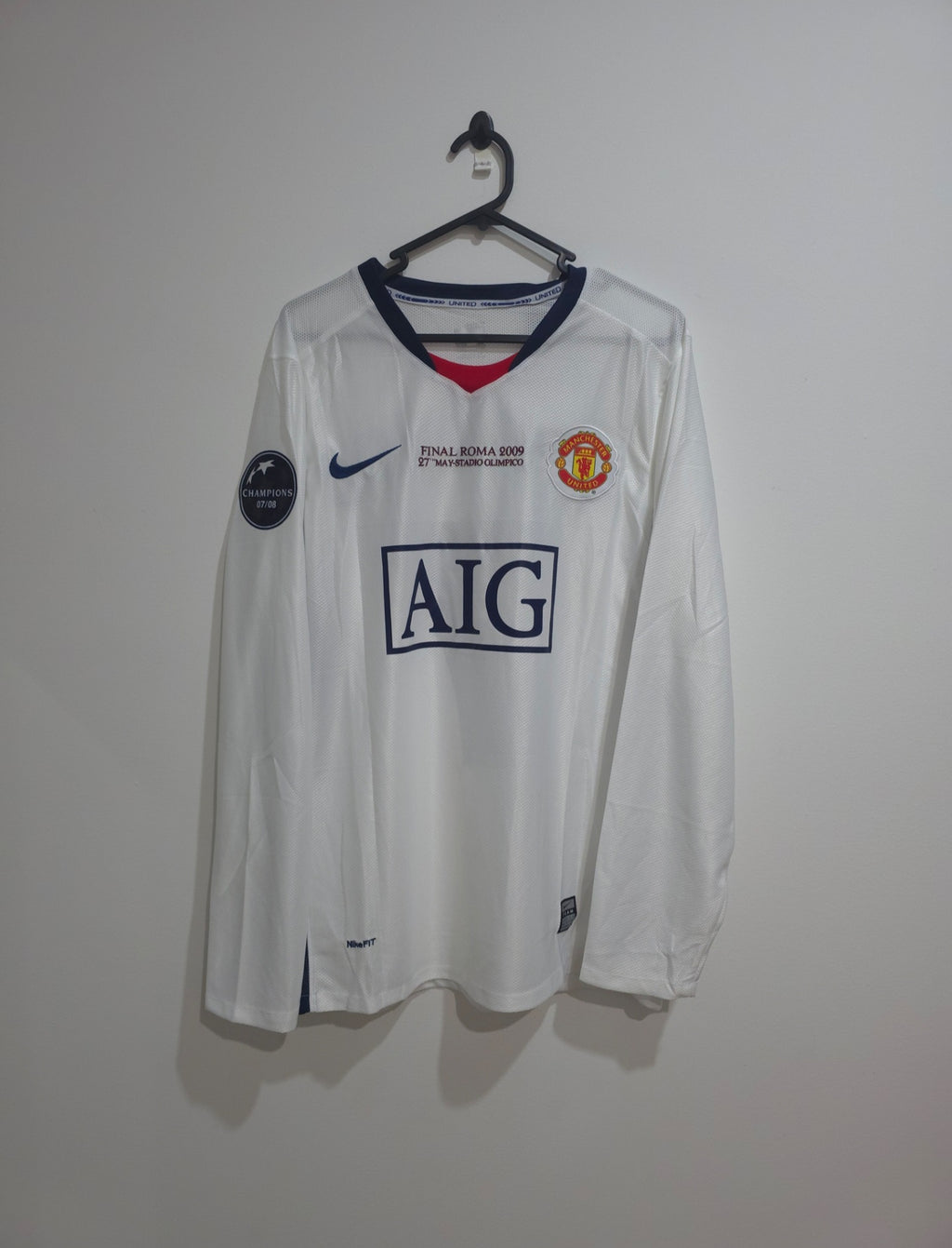 Manchester United Away 2008/09 #7 Cristiano Ronaldo L/S