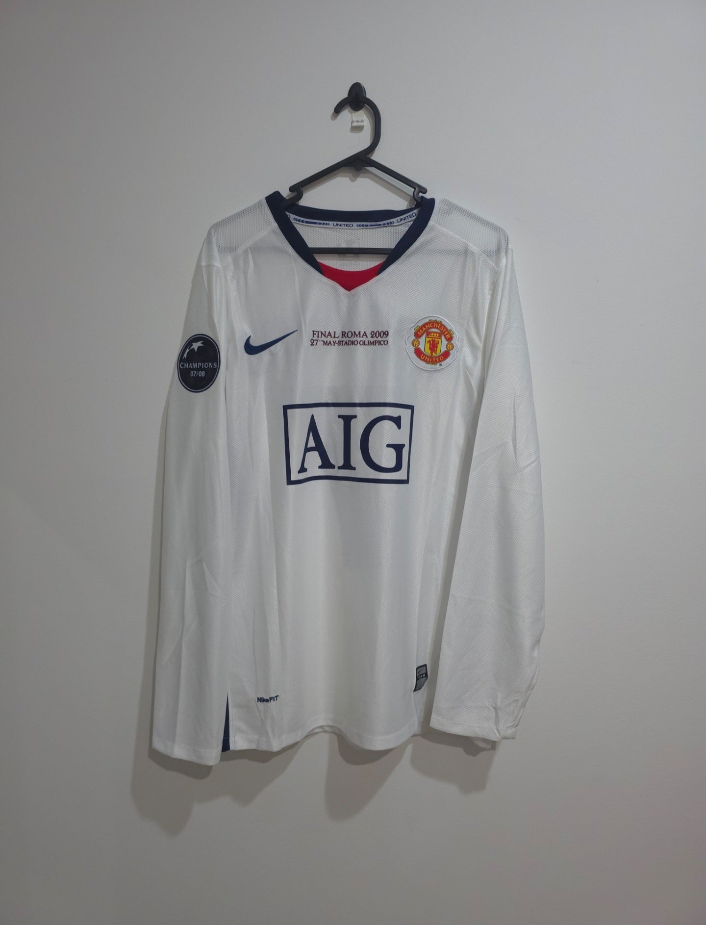 Manchester United Away 2008/09 #7 Cristiano Ronaldo L/S