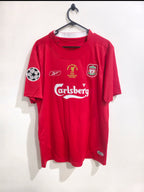 2004/05 Liverpool Home #8 Gerrard Champions League Final Jersey