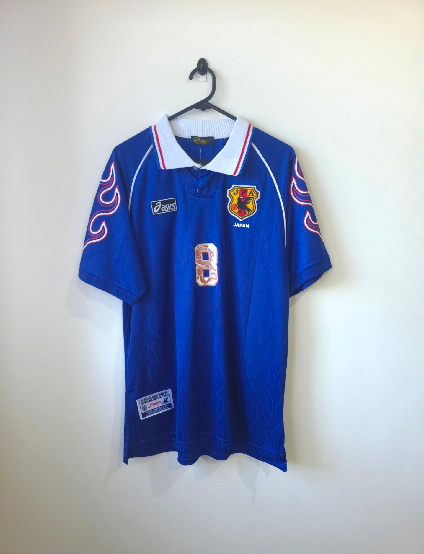 Japan Home Jersey 1998 #8 Nakata