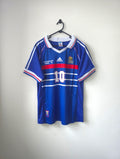 France Home jersey 1998 Fifa World cup #10 ZIDANE