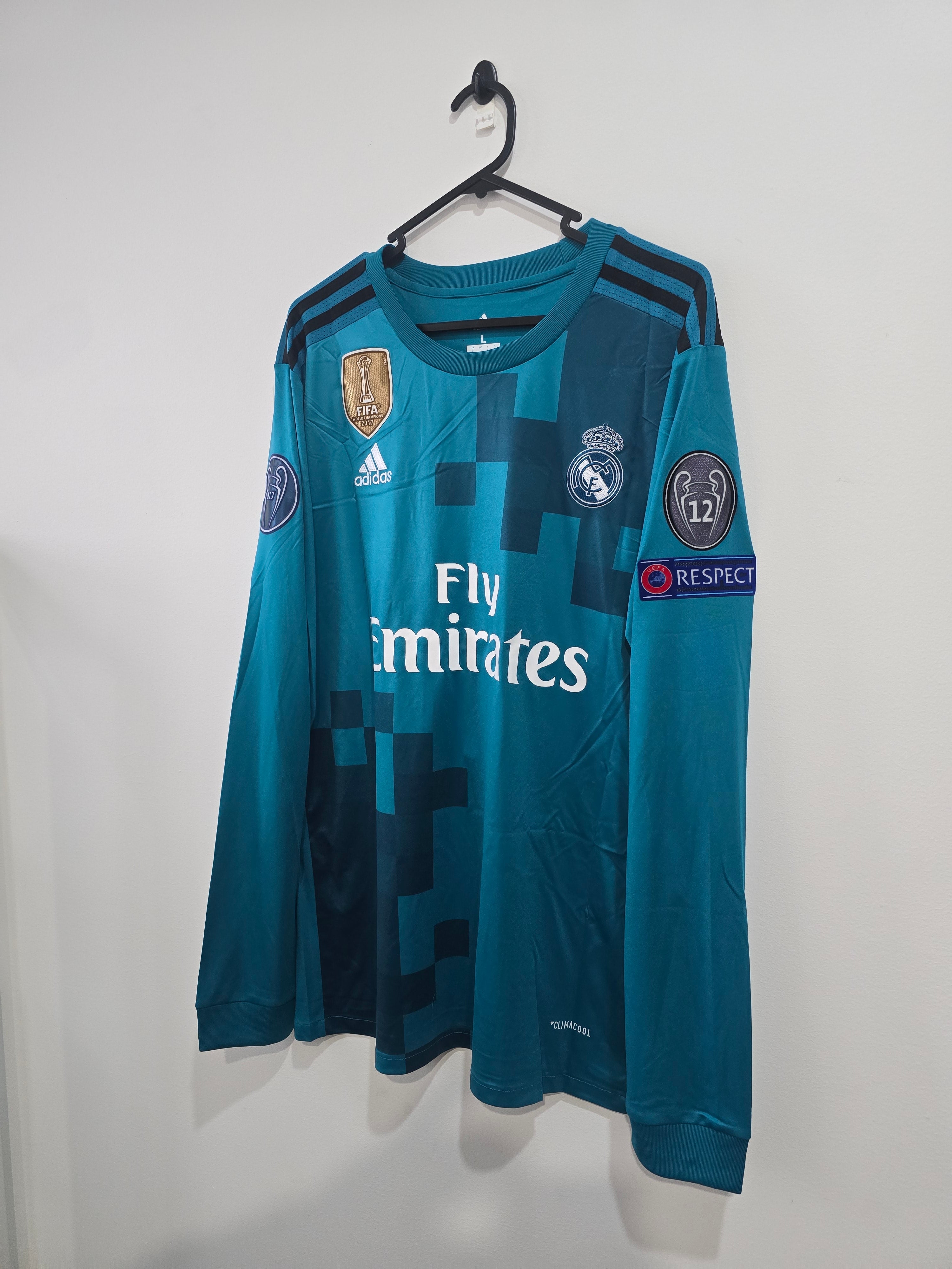 Real Madrid 2017/18 third #7 Cristiano Ronaldo Long Sleeve
