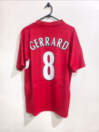 2004/05 Liverpool Home #8 Gerrard Champions League Final Jersey