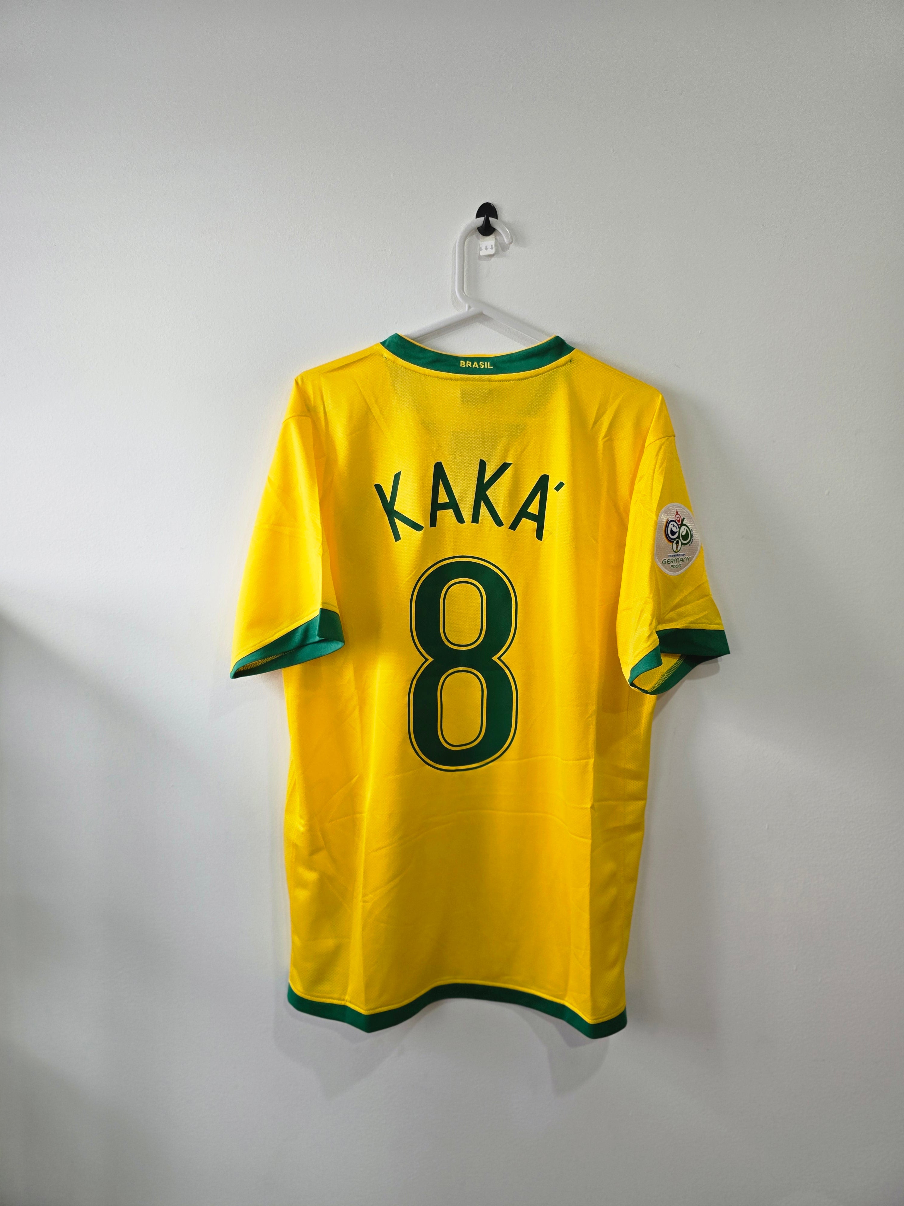 Brazil 2006 Home Jersey #8 Kaka
