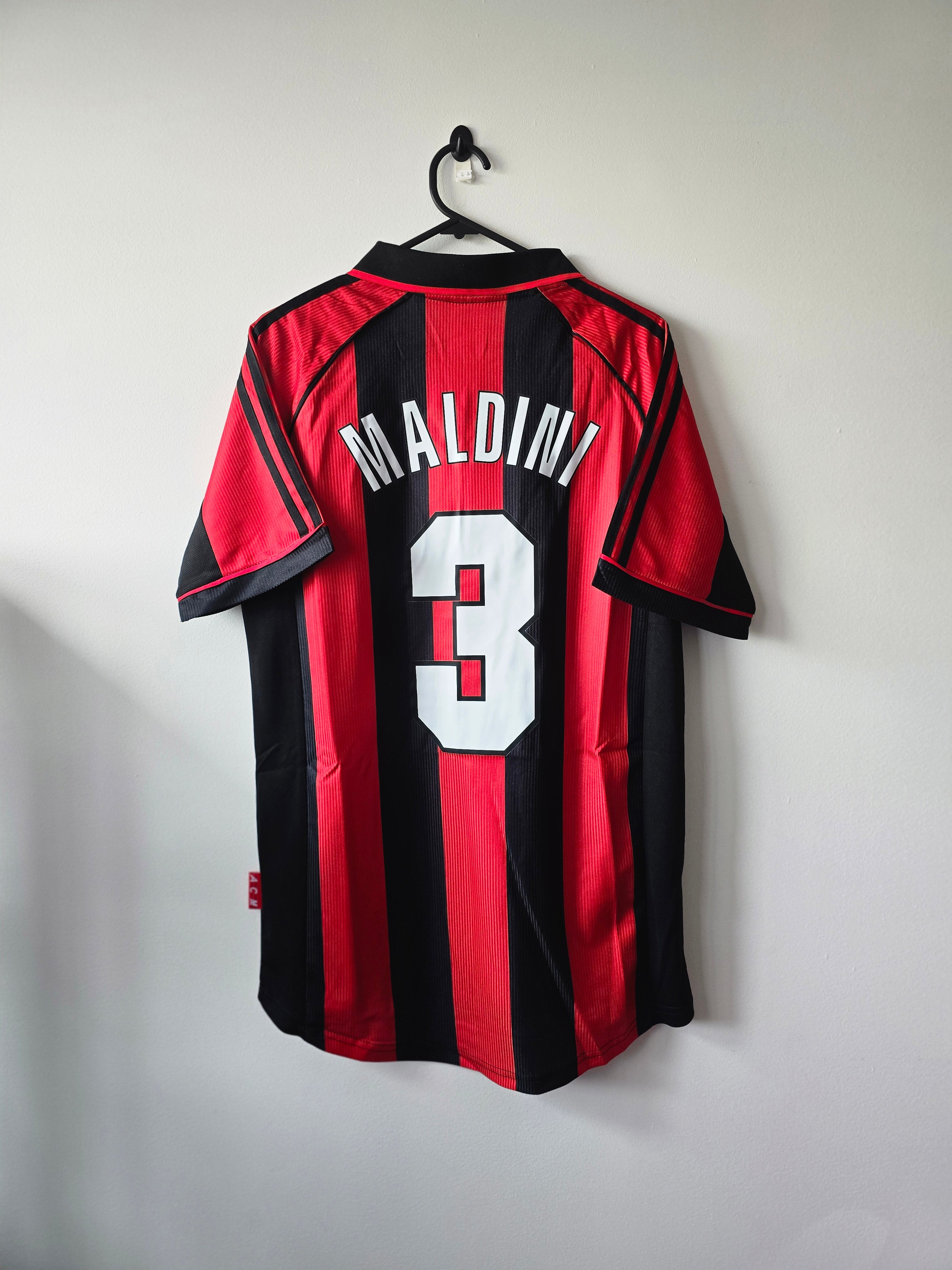 AC Milan home 1998/99 #3 Maldini Retro