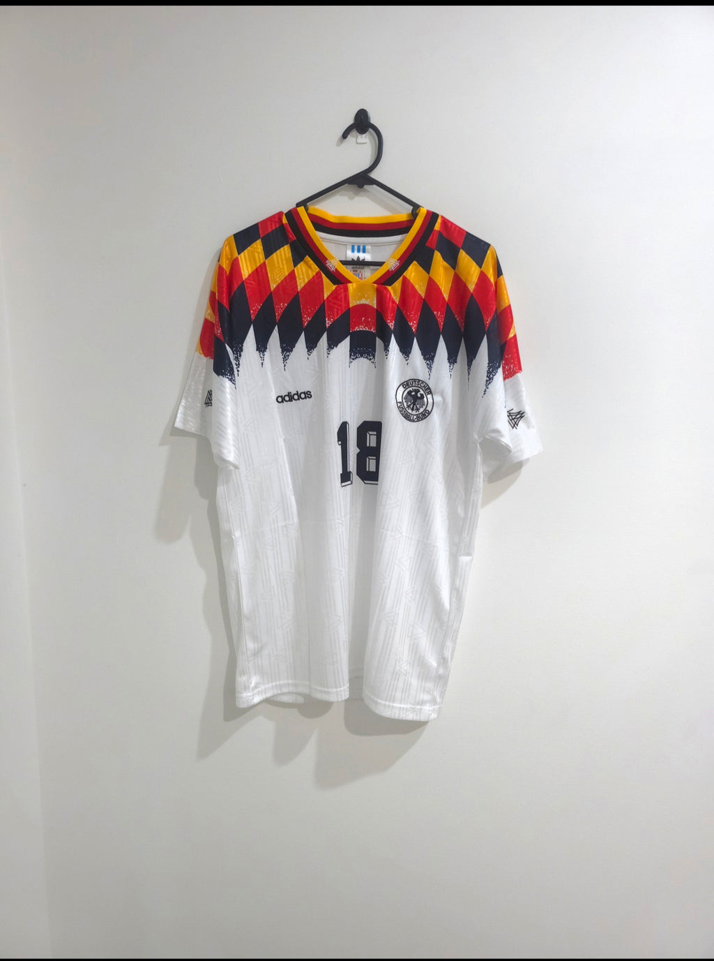 Germany Home jersey 1994/95 #18 Klinsmann