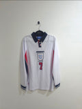 England Home Jersey 1998 #7 David Beckham L/S