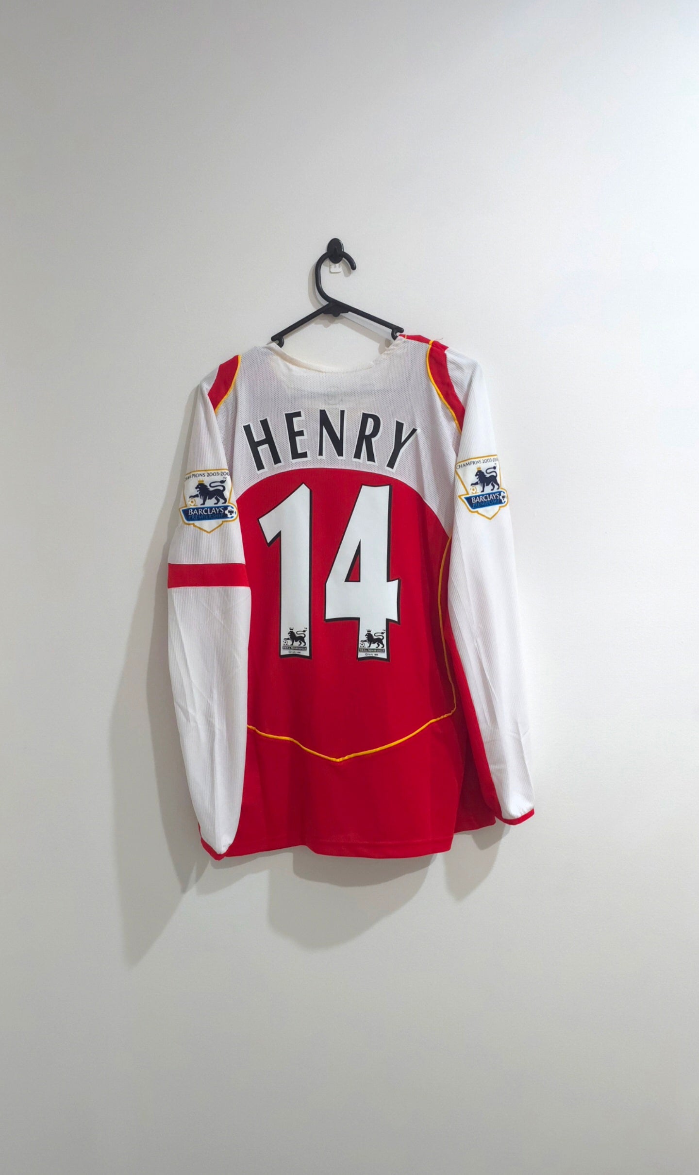Arsenal Home Jersey 2004/05 #14 Henry L/S