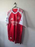 Arsenal 2025/26 Home Jersey Player Edition #41 Declan Rice