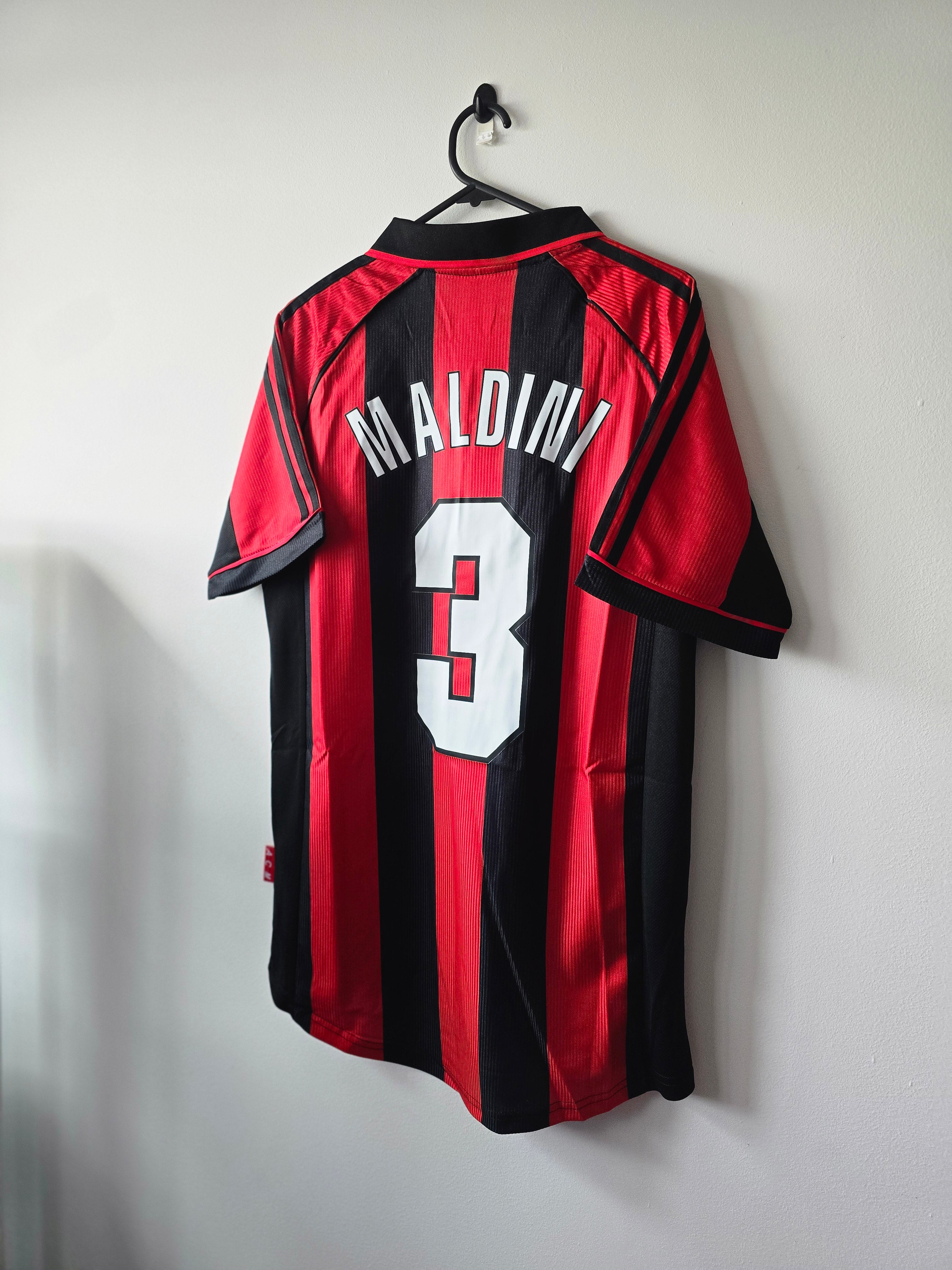 AC Milan home 1998/99 #3 Maldini Retro