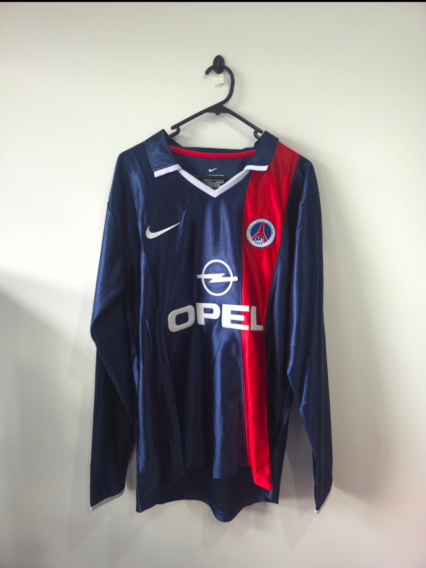 PSG 2001/02 Home Retro Jersey L/S