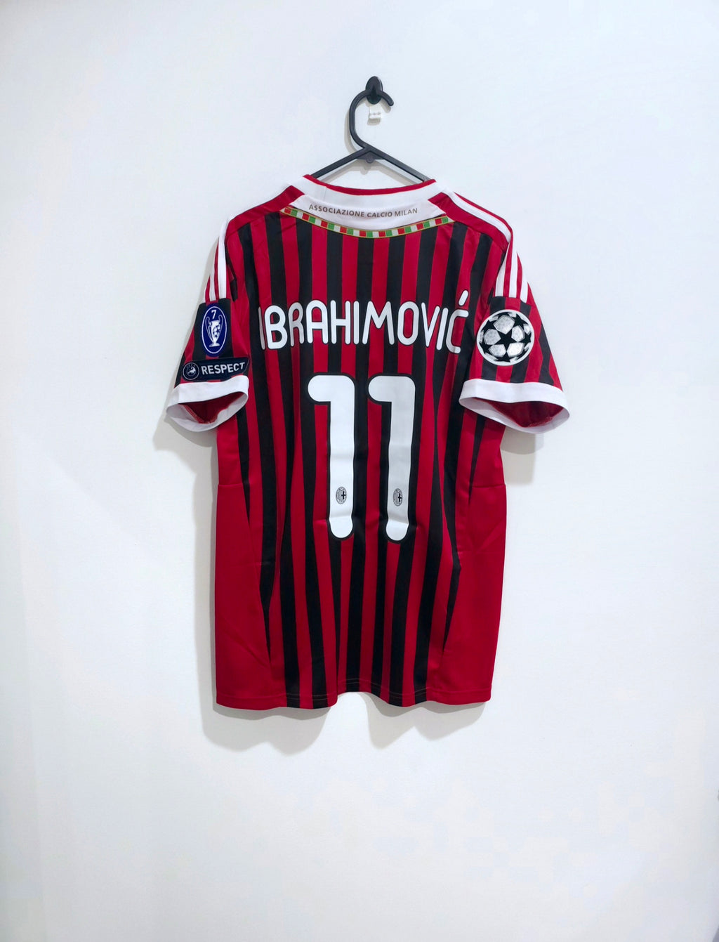 AC Milan 2011/12 Home Jersey #11 Zlatan Ibrahimovic