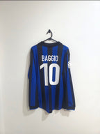 Inter Milan 1999/2000 Home Jersey #10 Baggio L/S