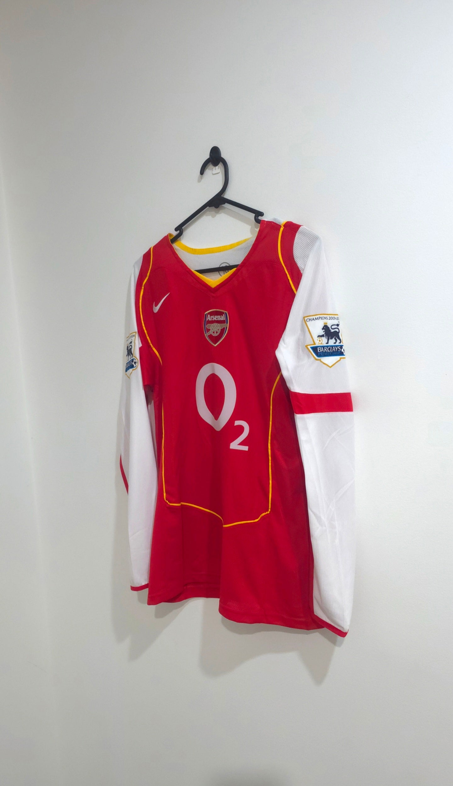 Arsenal Home Jersey 2004/05 #14 Henry L/S