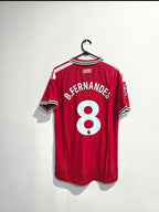 Manchester United Home Jersey 2025/26 #8 Bruno fernandes player edition
