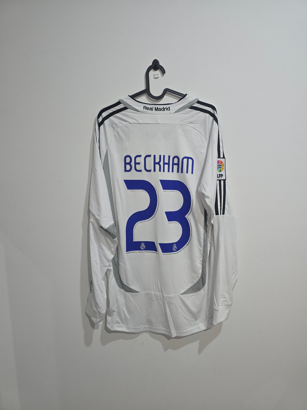 Real Madrid 2006/07 home jersey #23 Beckham L/S