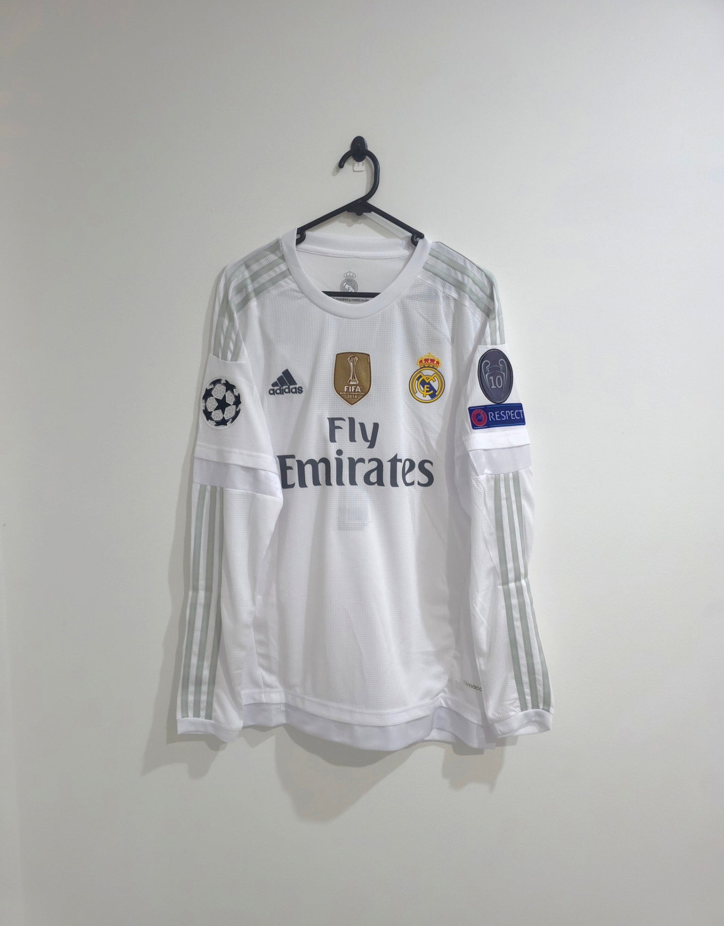 Real Madrid Home 2015/16 jersey #7 Cristiano Ronaldo L/S