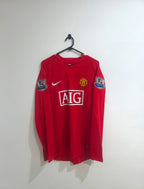 Manchester United 2007/08 Home Jersey #7 Cristiano Ronaldo L/S