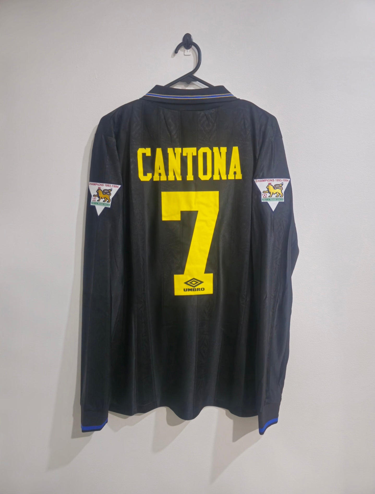 Manchester United 1993/95 Away Jersey #7 Eric Cantona L/S