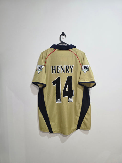 Arsenal Away 2001/02 Retro Jersey #14 Thierry Henry