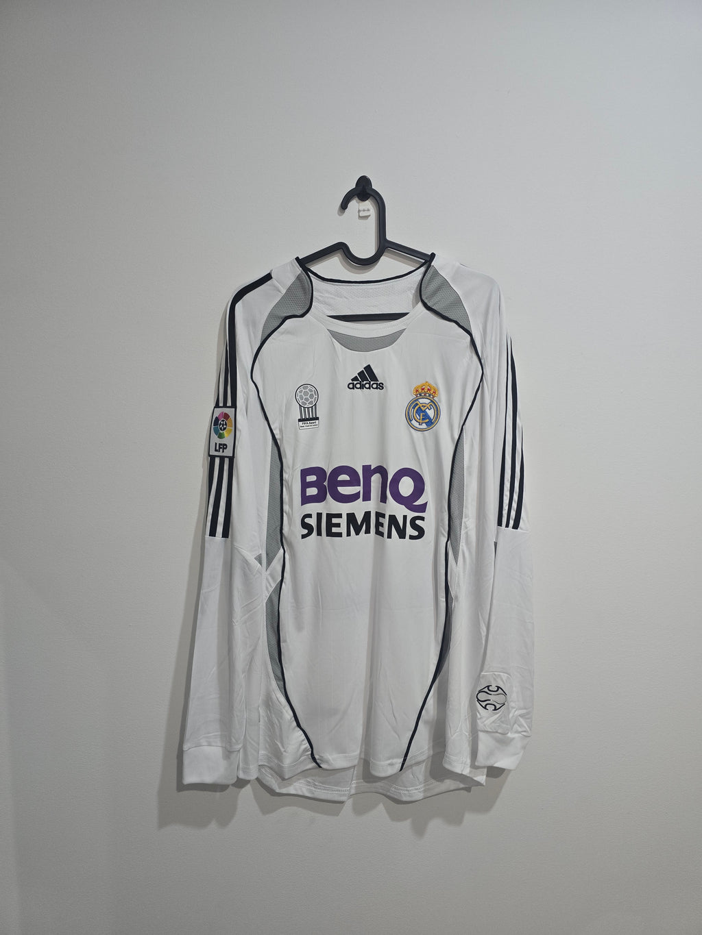 Real Madrid 2006/07 home jersey #23 Beckham L/S