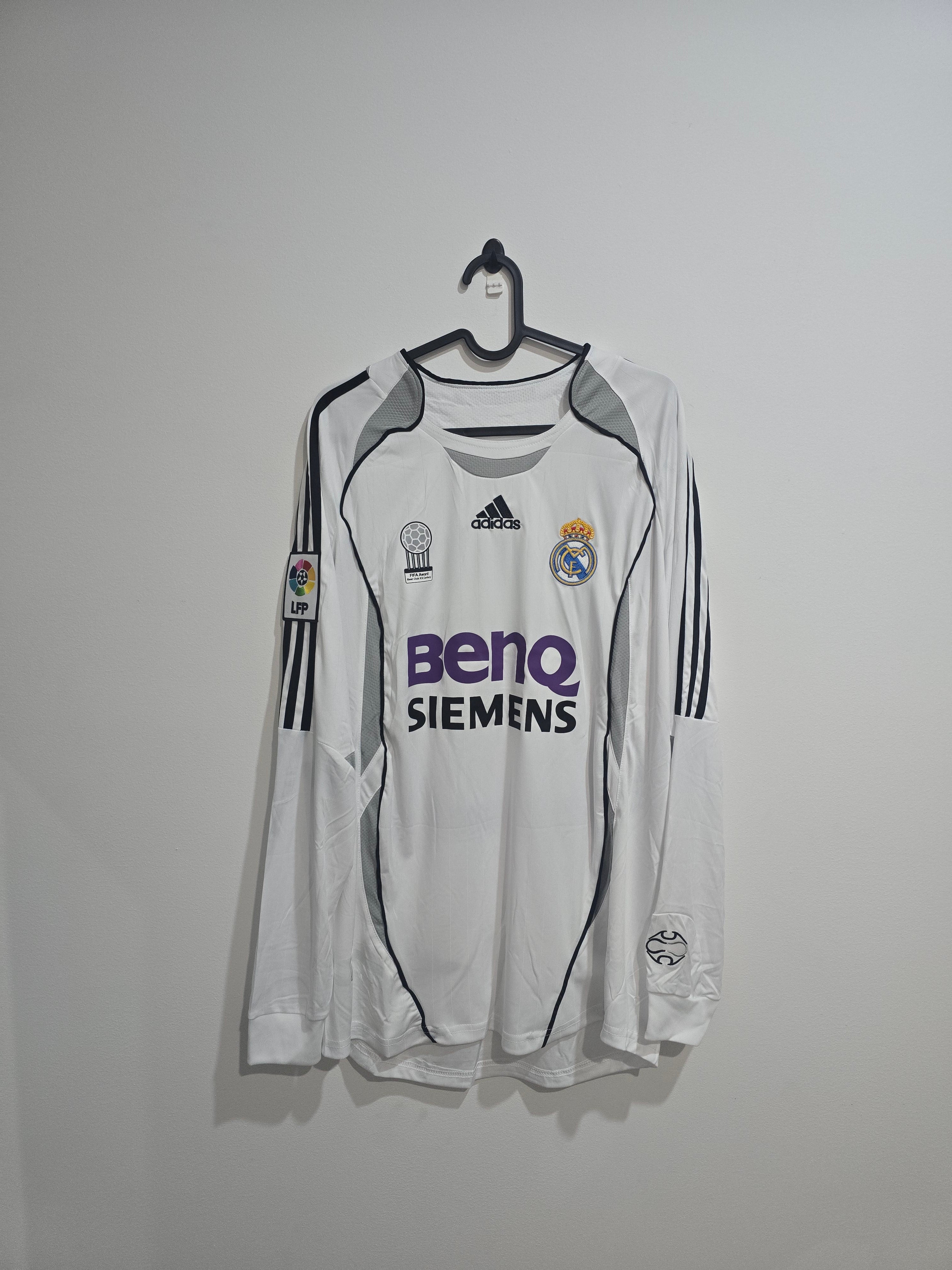 Real Madrid 2006/07 home jersey #23 Beckham L/S