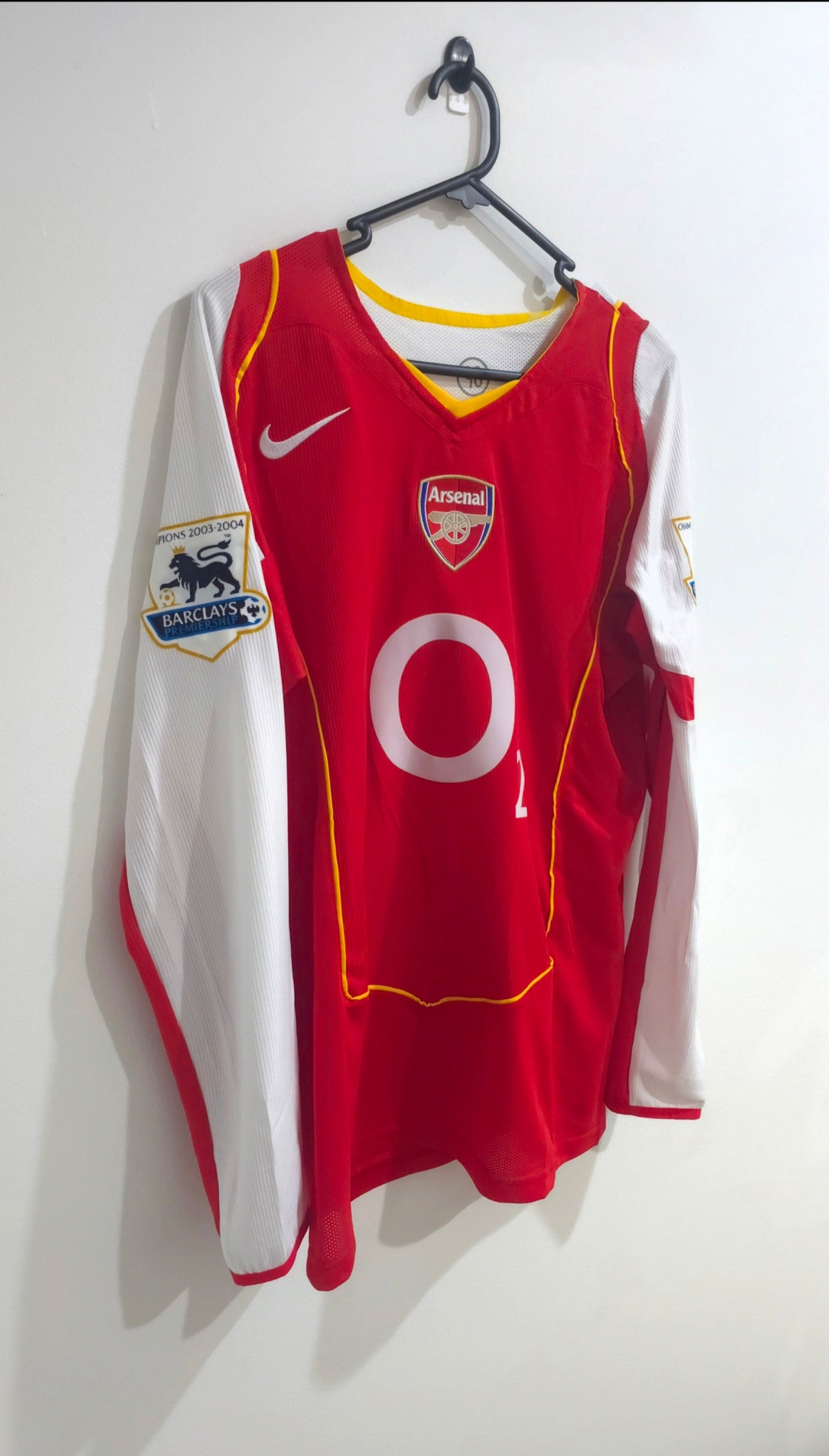 Arsenal Home Jersey 2004/05 #14 Henry L/S