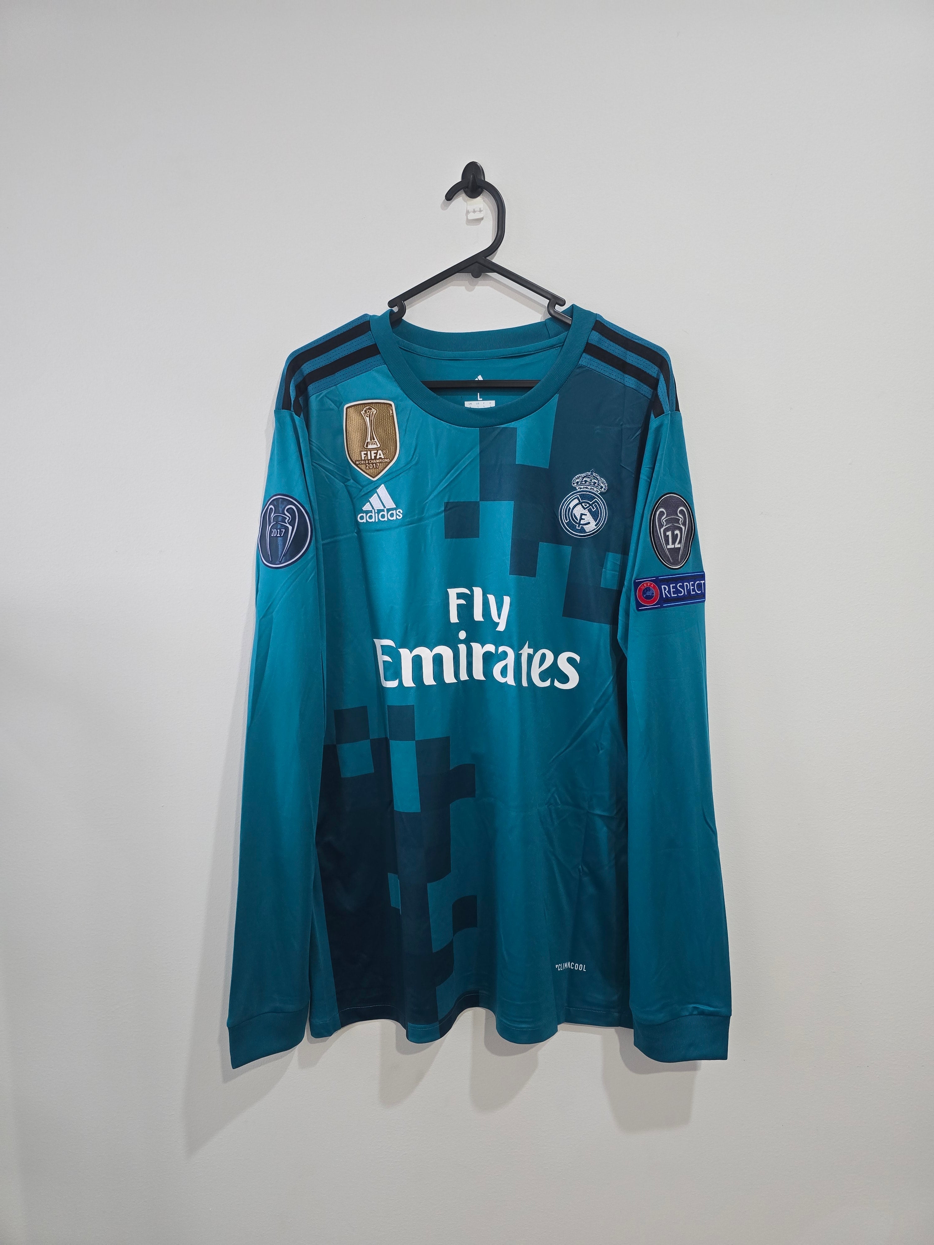 Real Madrid 2017/18 third #7 Cristiano Ronaldo Long Sleeve