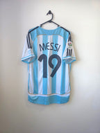 Argentina Home 2006 Worldcup Jersey #19 Messi
