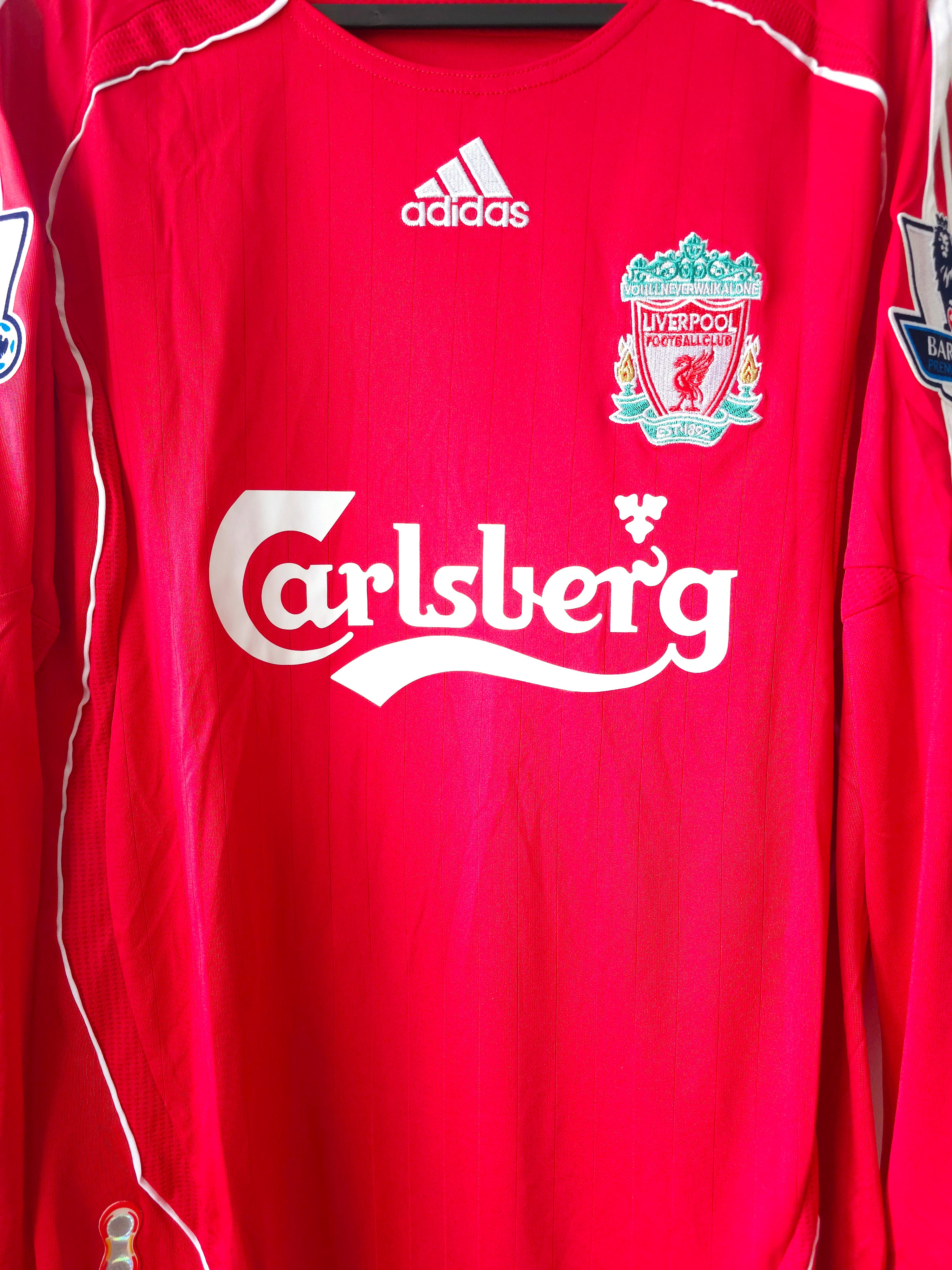 Liverpool Home 2006/08 #14 Alonso Retro L/S