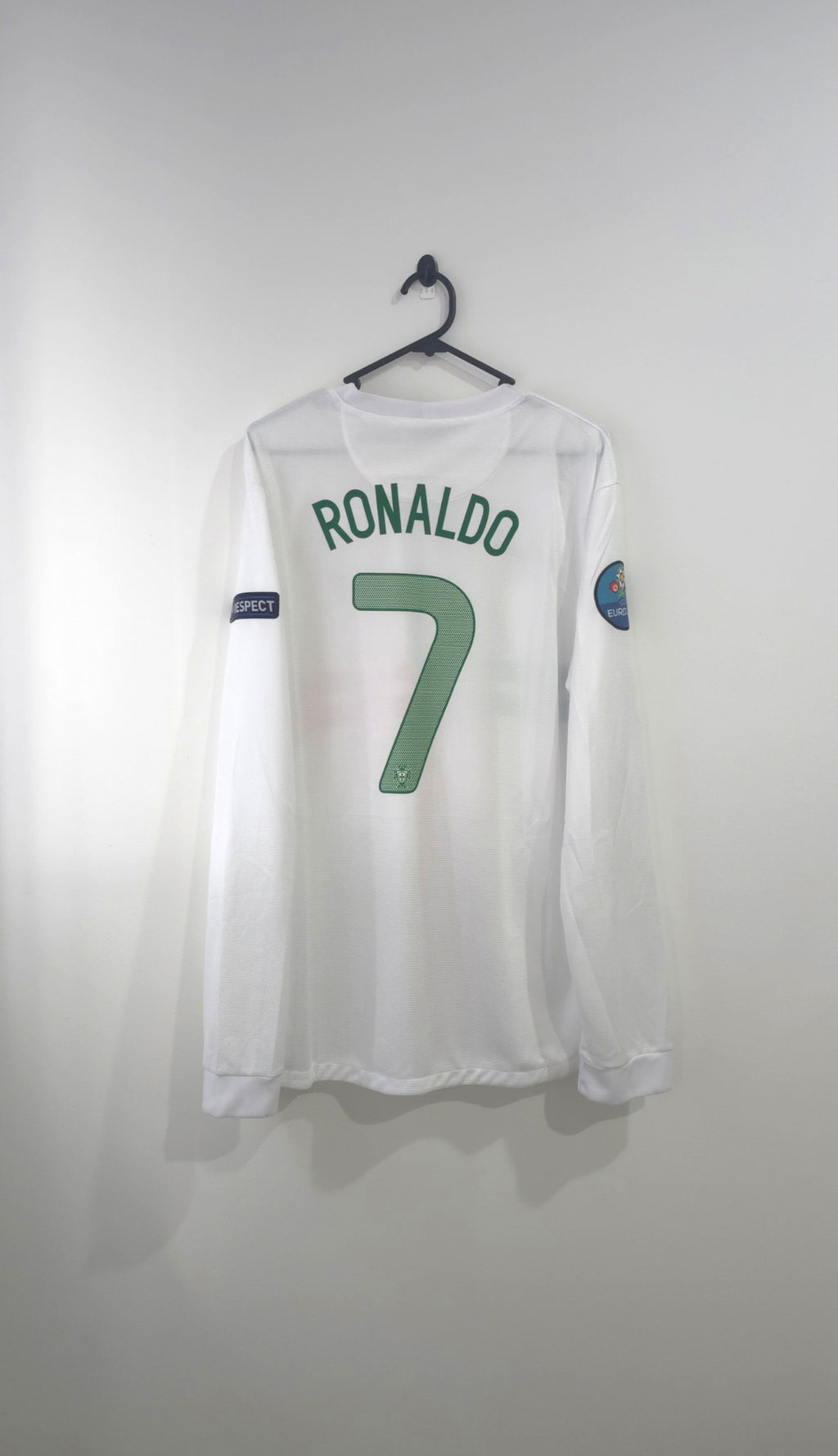 Portugal 2012 away jersey #7 Cristiano Ronaldo L/S