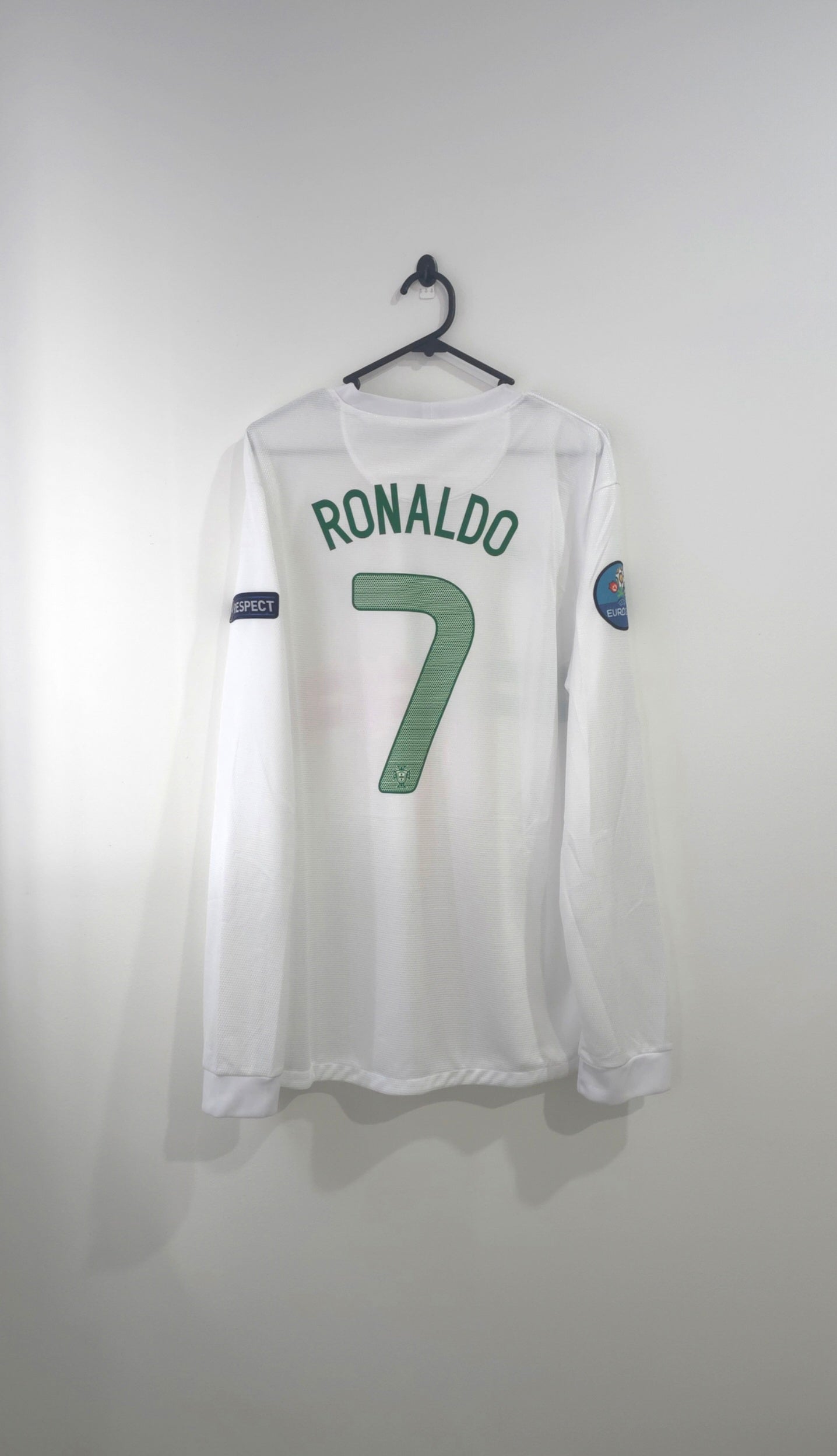 Portugal 2012 away jersey #7 Cristiano Ronaldo L/S