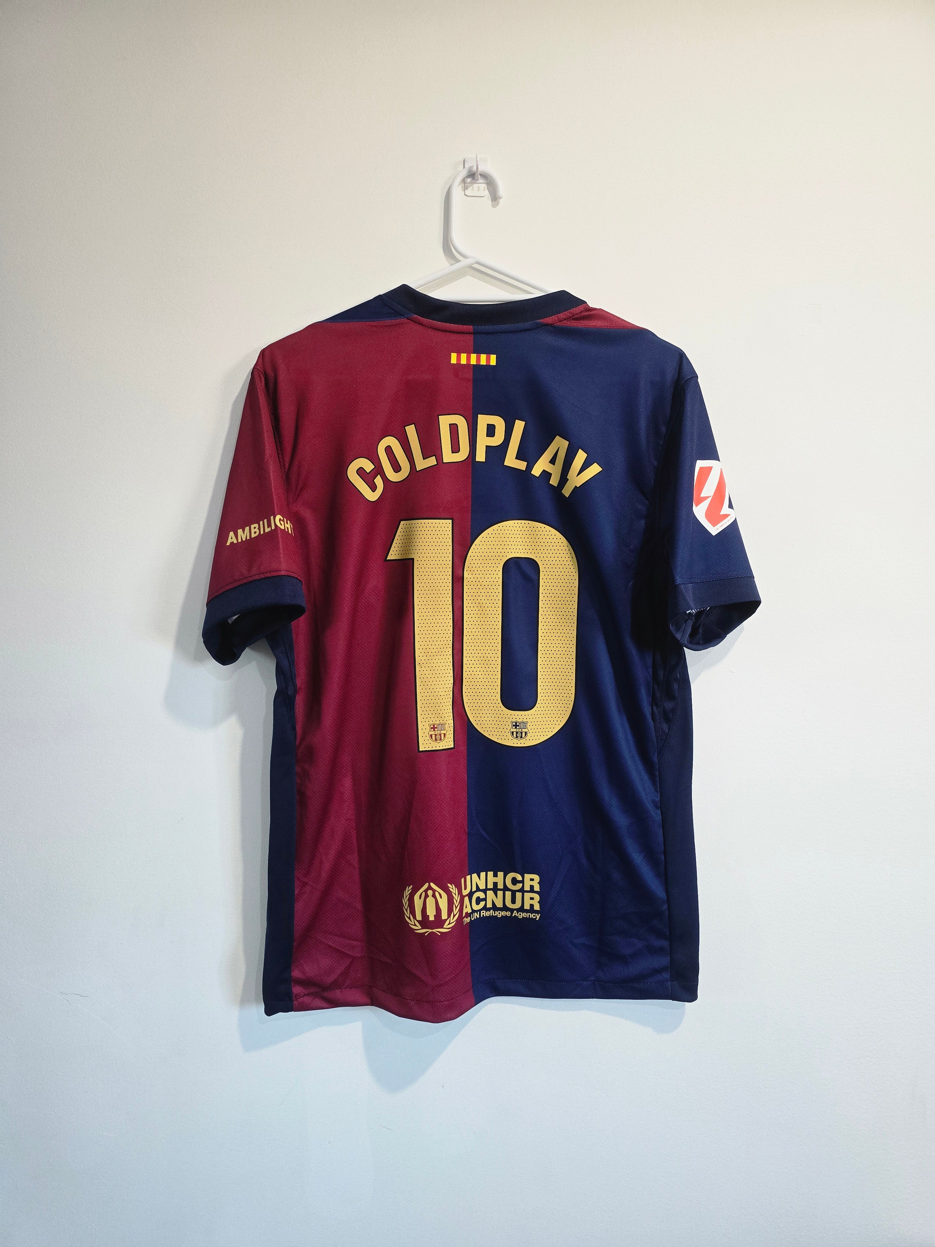 Barcelona x Coldplay Home jersey