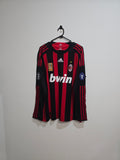 AC Milan 2008/09 Home Jersey #32 Beckham L/S