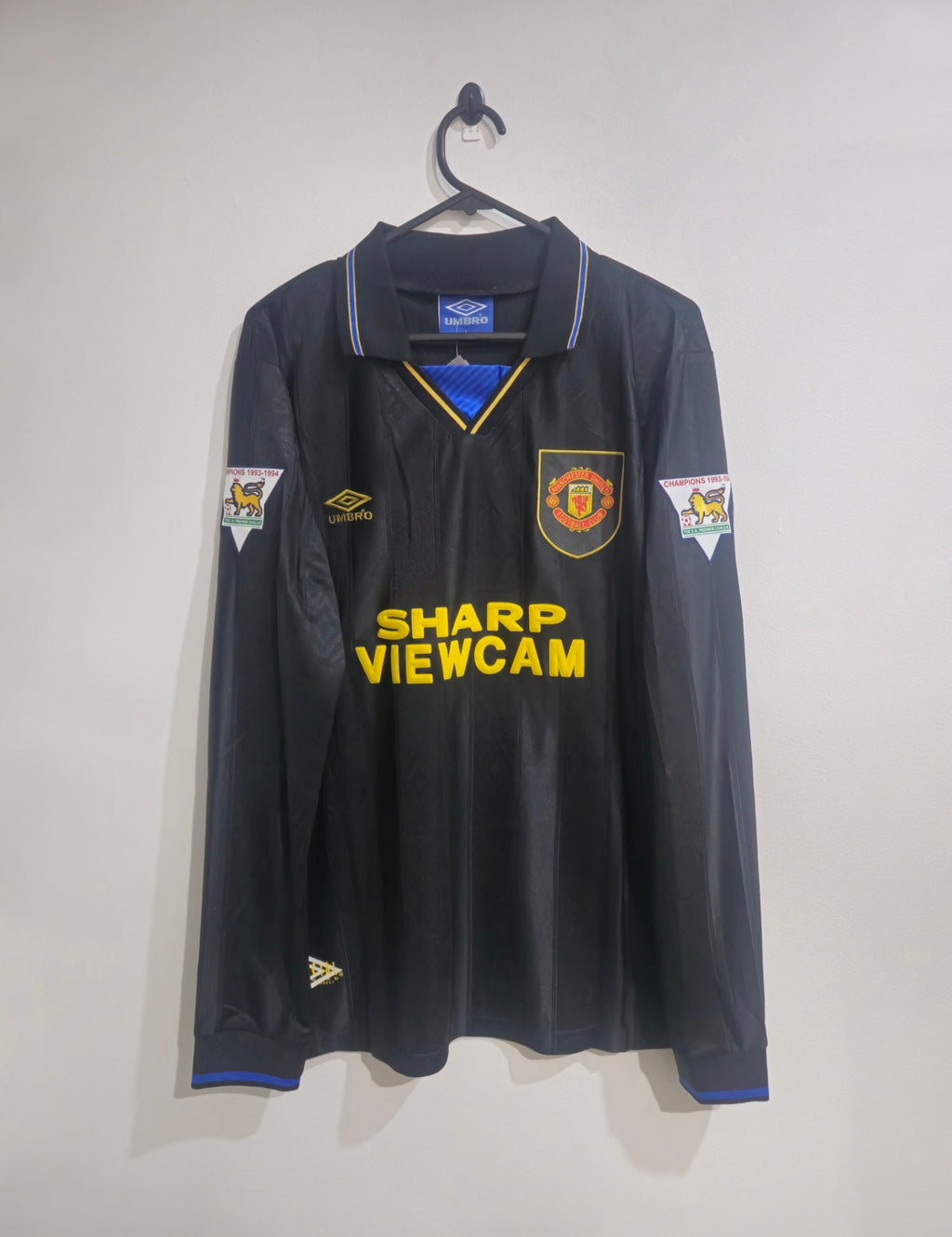 Manchester United 1993/95 Away Jersey #7 Eric Cantona L/S