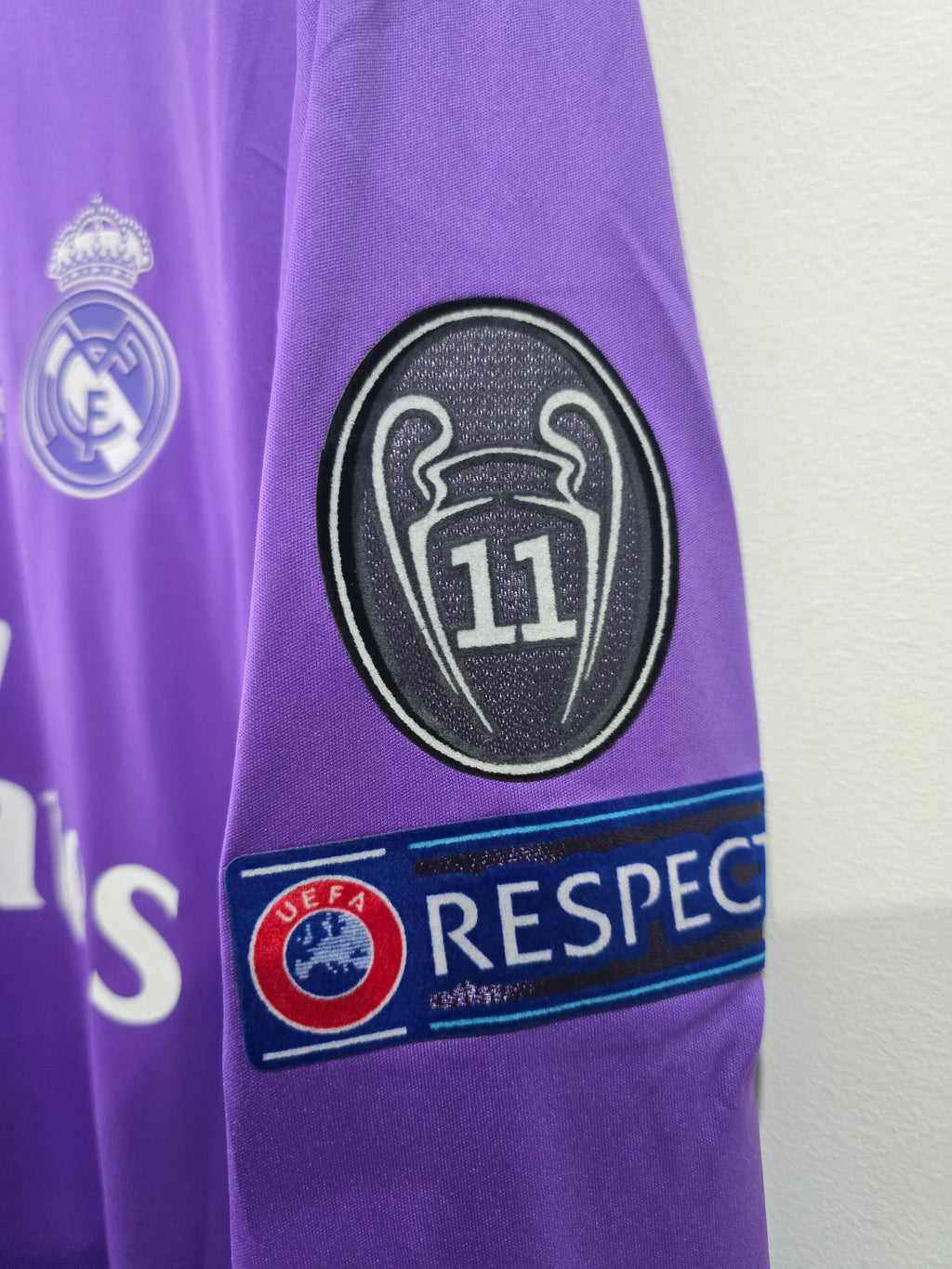 Real Madrid 2016/17 away #7 Cristiano Ronaldo Champions League Final Long Sleeves