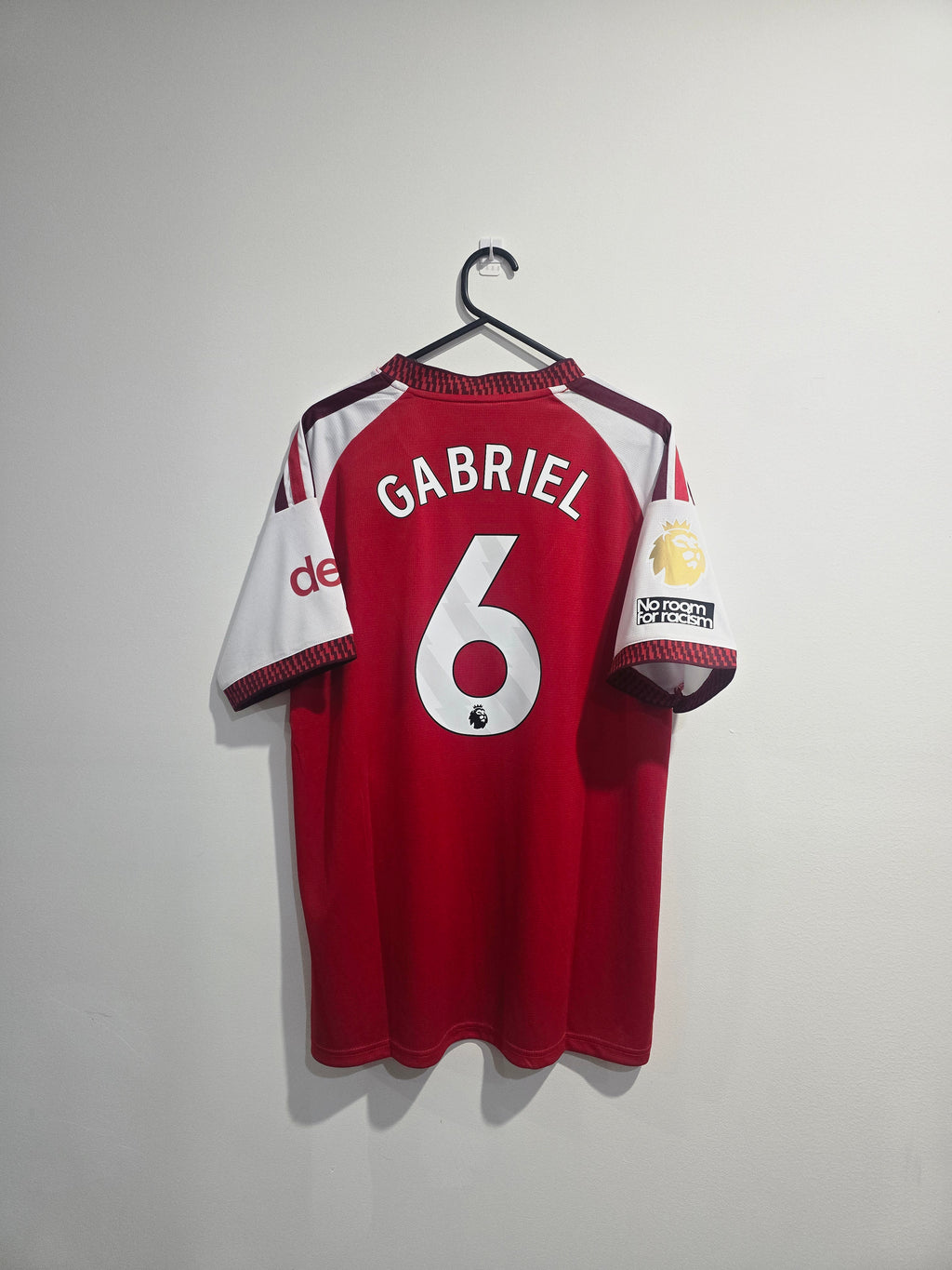 Arsenal Home Jersey 2026/27 #6 Gabriel Fan edition with gold patches