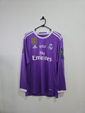 Real Madrid 2016/17 away #7 Cristiano Ronaldo Champions League Final Long Sleeves